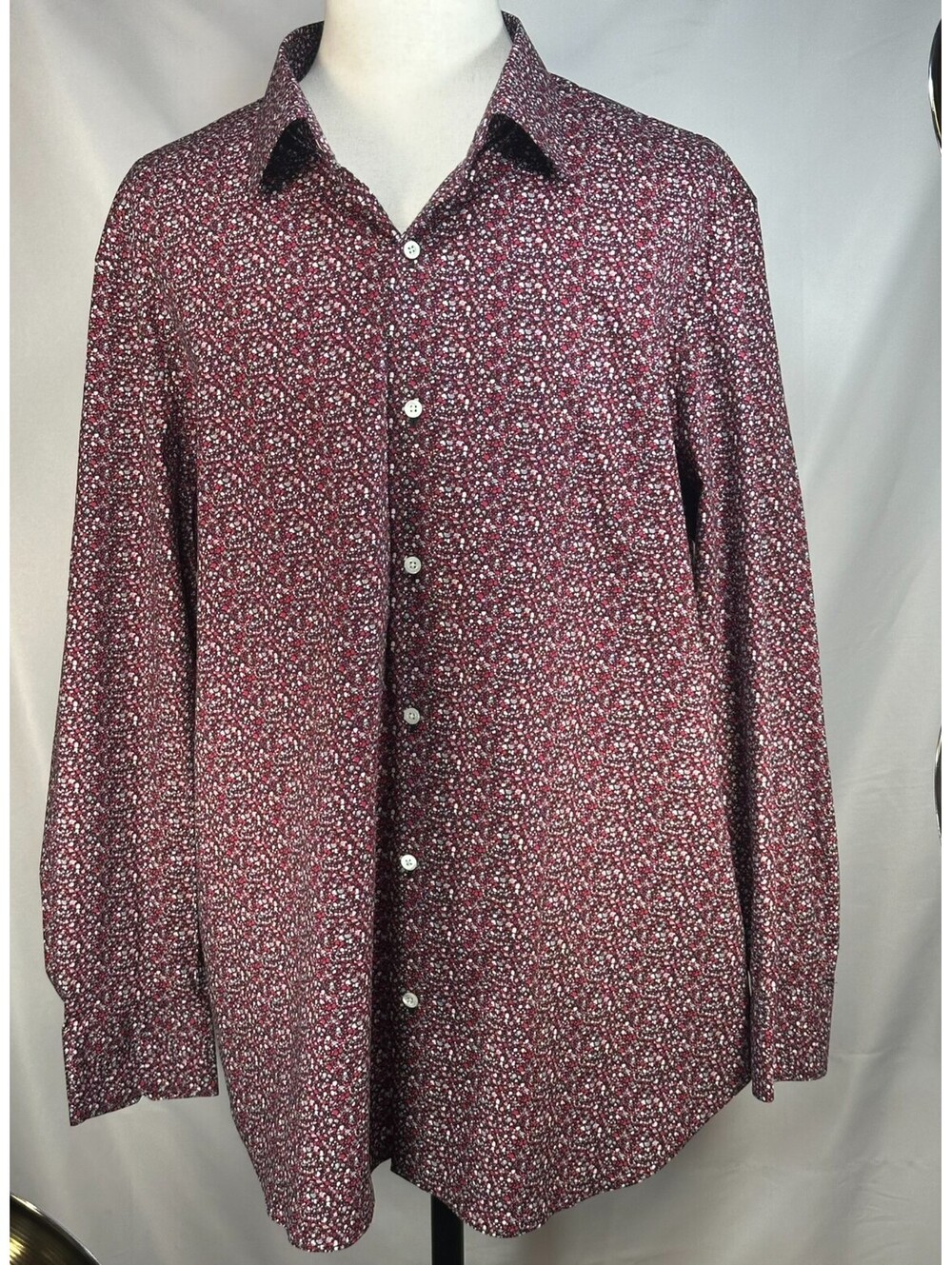Bonobos Stretch Prominent Fit Button Up Multicolor Mens 4XL